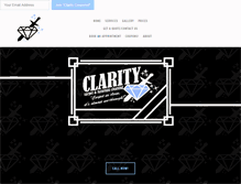 Tablet Screenshot of claritycleaning.net